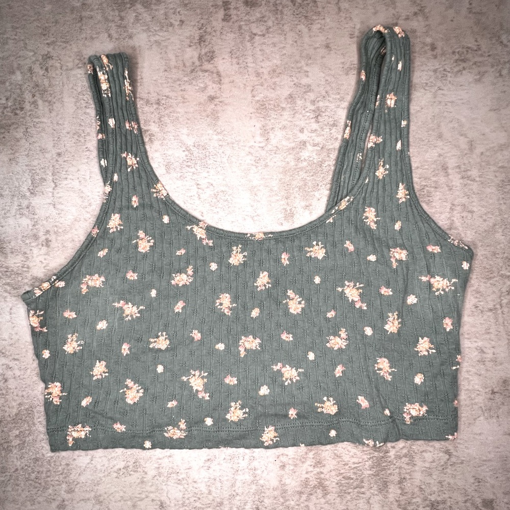 Floral cropped tank from American eagle